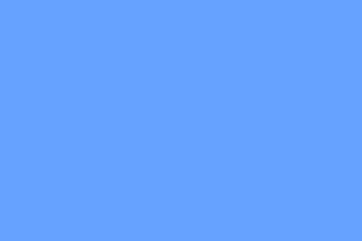A solid Connective Cornflower sample color card.